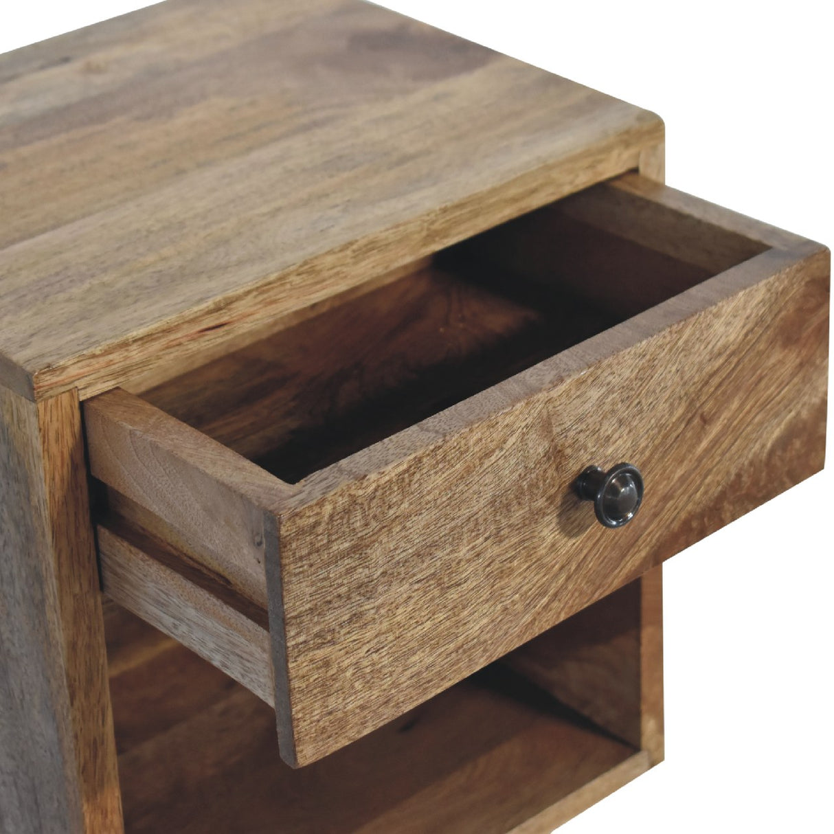 Solid Wood Floating Mini Classic Bedside Table