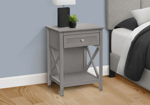 Accent End Table, 2 Tier, Storage Drawer, Transitional Style - Best Buy Furniture