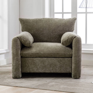Oversized Accent Single Sofa Lounge Chair - Matcha Green