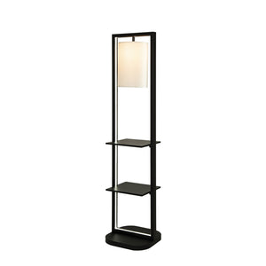 Two Tiered Vertical Shelving Stand with Light