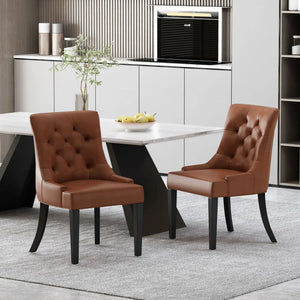 Cheney - Contemporary Dining Chair Tufted Upholstery (Set of 2) - Best Buy Furniture