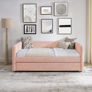 Upholstered Daybed With Pop Up Trundle
