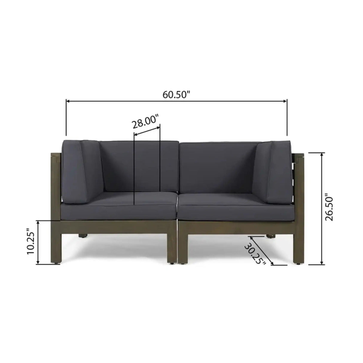 Oana - 2 Piece Loveseat Set With Water Resistant Cushions - Best Buy Furniture