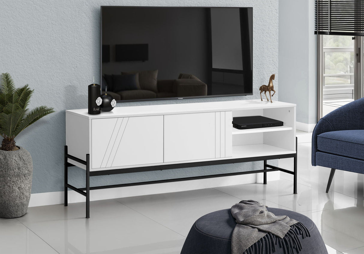 TV Stand, Console, Media Entertainment Center, Storage Cabinet, Contemporary And Modern - Best Buy Furniture