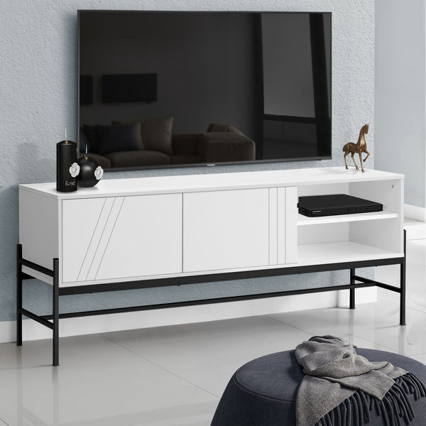 TV Stand, Console, Media Entertainment Center, Storage Cabinet, Contemporary And Modern - Best Buy Furniture