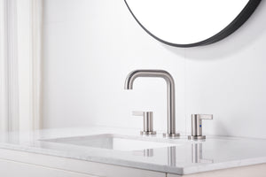 Bathroom Faucet For Bathroom Sink With Two Handles, Pop Up Drain And Supply Lines