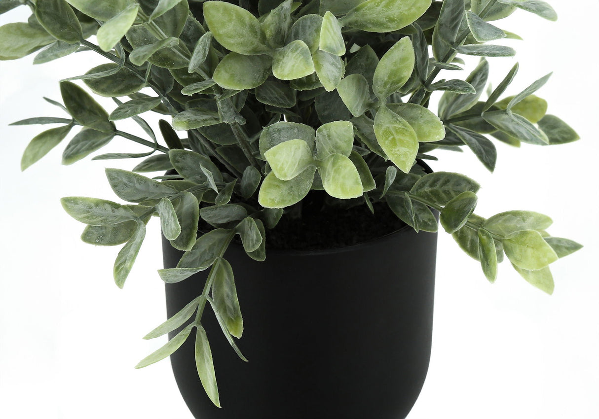 11" Tall, Artificial Plant, Eucalyptus Grass, Indoor, Faux, Fake, Table, Greenery, Potted, Decorative (Set of 2) - Green / Black - Best Buy Furniture