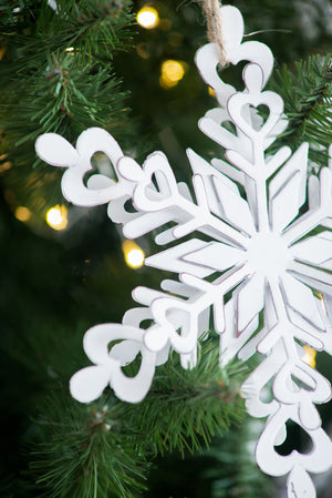 Iron Snowflake Hanger - Set of 6