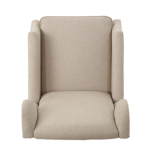 Westeros Wing Back Fabric Upholstered Recliner
