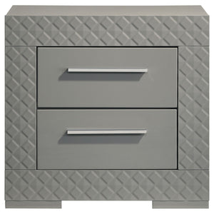 Pierce - 2 Drawer Nightstand, Bedside Table