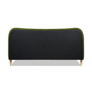 Roman - Curved Headboard Upholstered Platform Bed