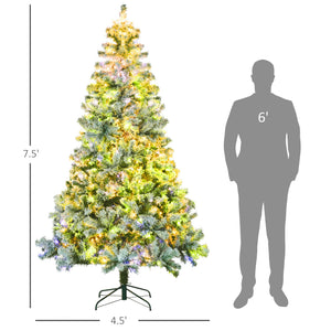 Artificial Snow Christmas Trees with Frosted Branches