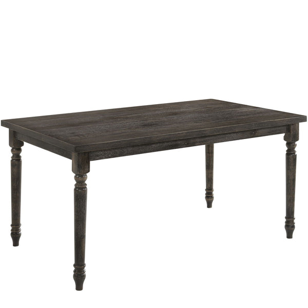 Claudia II - Weathered Dining Table - Gray - Best Buy Furniture