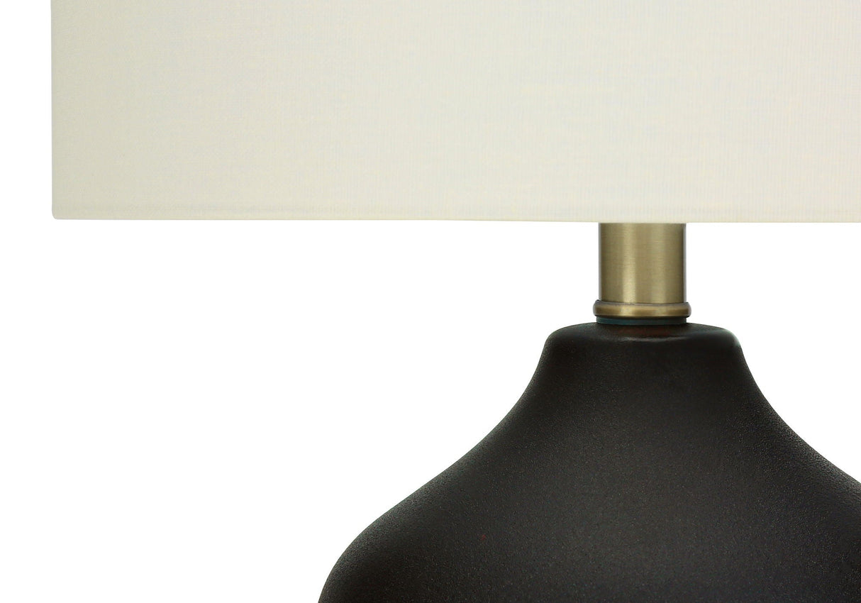 Lighting, Table Lamp, Ceramic, Transitional - Black / Cream - Best Buy Furniture