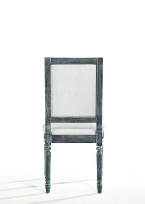 Leventis - Weathered Side Chair - Cream / Gray - Best Buy Furniture