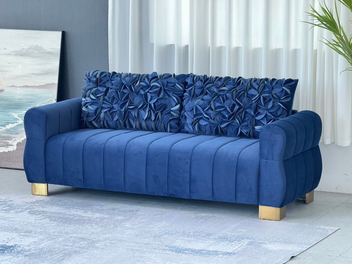 FX-P56-RBH Velvet Sofa