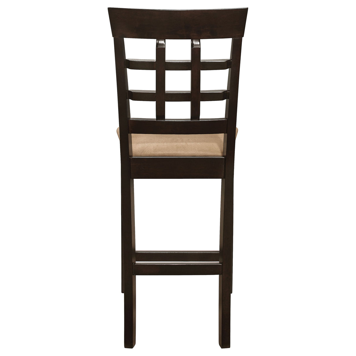 Upholstered Counter Height Stools (Set of 2) - Brown / Beige