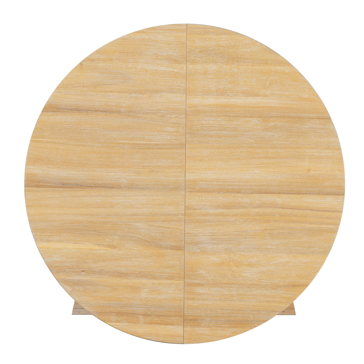 Dining Set With Leaf Round Table And 4 Upholstered Chairs