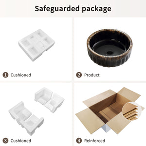 Vessel Sink, Above Counter Small Bowl - Black