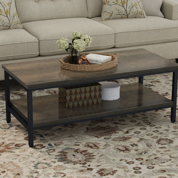 Coffee Table - Brown - Solid Wood