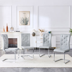 Elegant Design Upholstered Dining Chairs