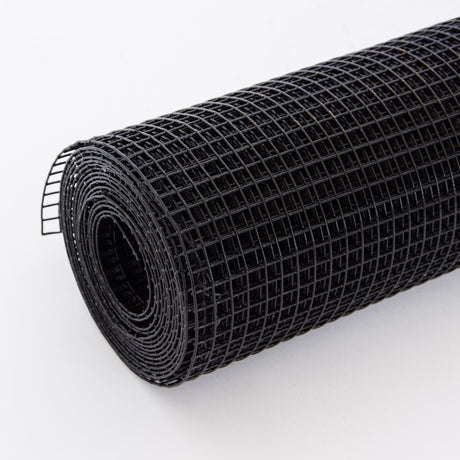 Vinyl Coated Hardware Cloth, 19 Gauge, For Poultry Cages And Home Improvement - Black