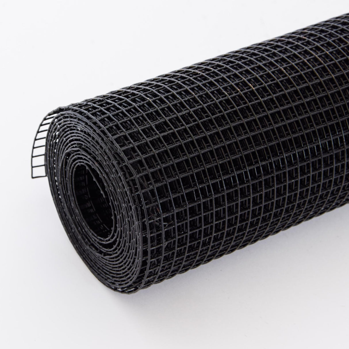 Vinyl Coated Hardware Cloth, 21 Gauge, Galvanized Steel, For Poultry Netting And Chicken Coop - Black