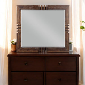 Andria - Reclaimed Mirror - Oak - Best Buy Furniture