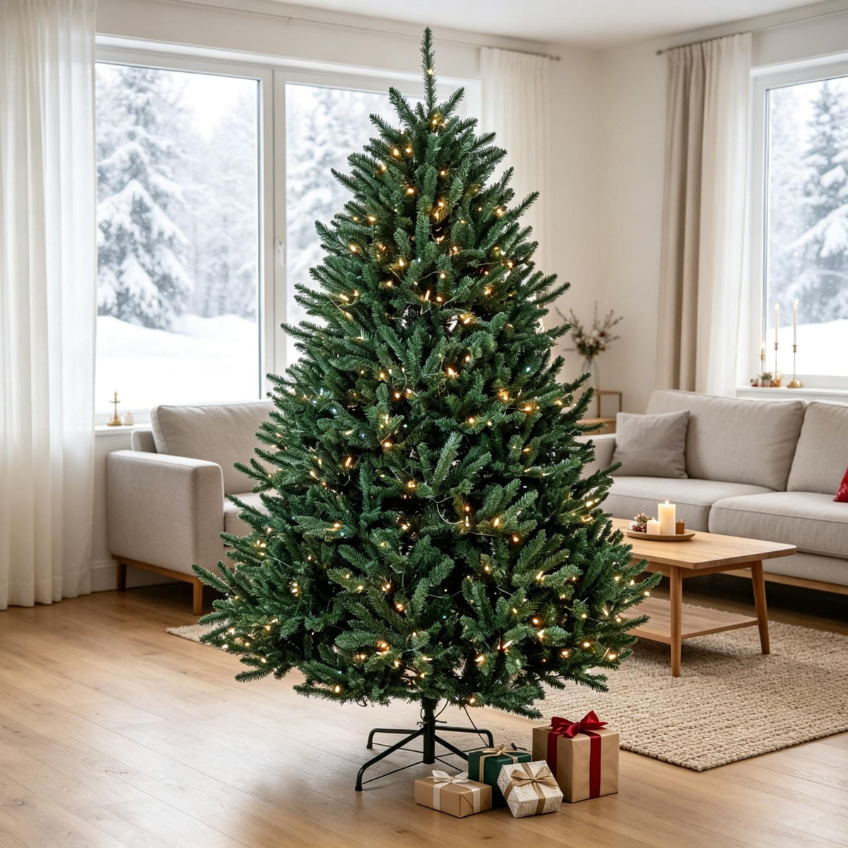 6 ft Pre-Lit Colorado Christmas Tree
