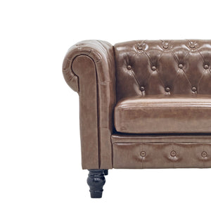 2 Piece Chesterfield Sofa Set