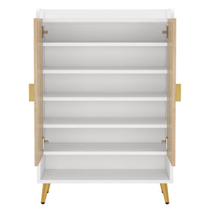 Shoe Cabinet With Doors, 7 Tier Storage Organizer
