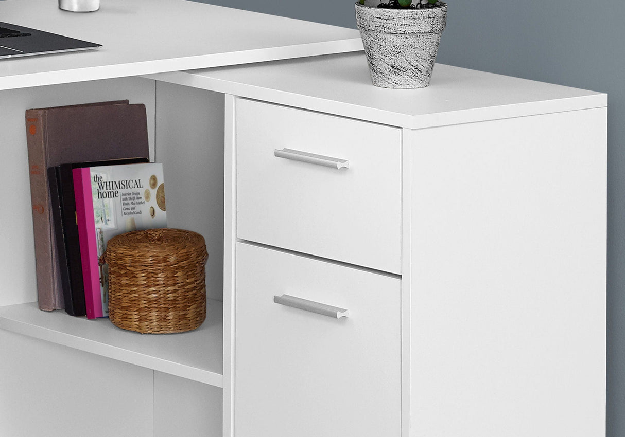 Computer Desk, Home Office, Corner, Storage Drawers, L Shape, Contemporary & Modern - Best Buy Furniture