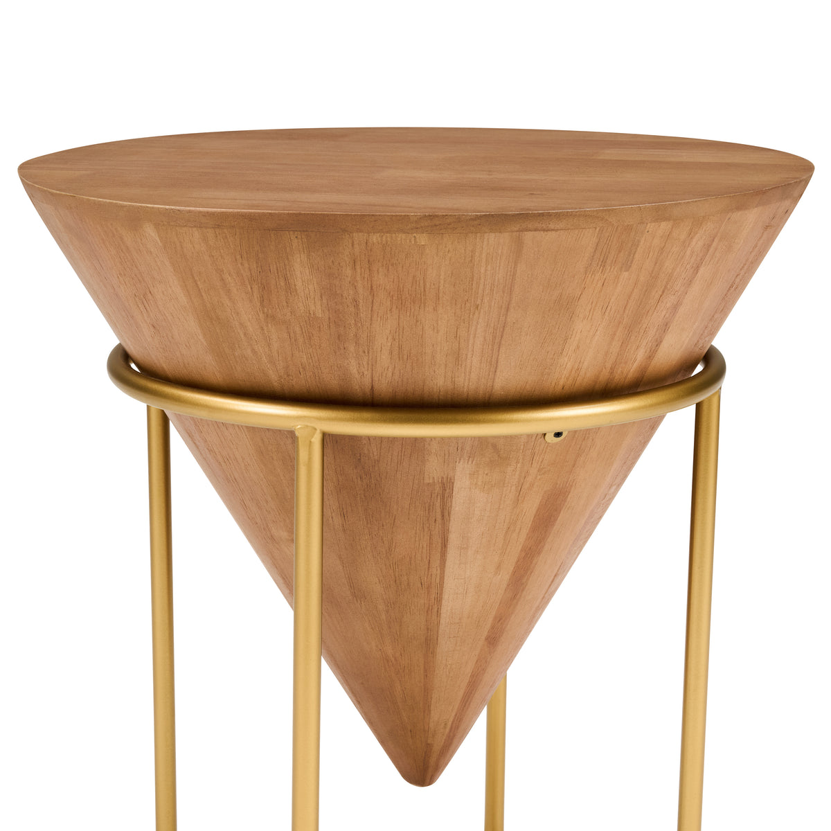 Minimalist & Luxe Wood Side Table