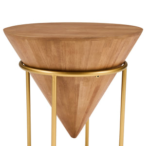 Minimalist & Luxe Wood Side Table
