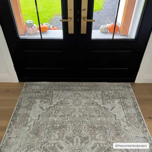 Hera Olive Boutique Washable Rug
