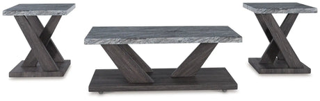 Bensonale - Occasional Table Set (Set of 3) - Brown / Gray - Best Buy Furniture