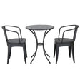 Ambrosia - 3 Piece Bistro Set With Leaf Motifs Top And Seat - Best Buy Furniture