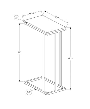 Accent Table Versatile Use, C - Shaped, Contemporary & Modern