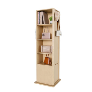 360° Rotating Makeup Cabinet With Full Length Mirror