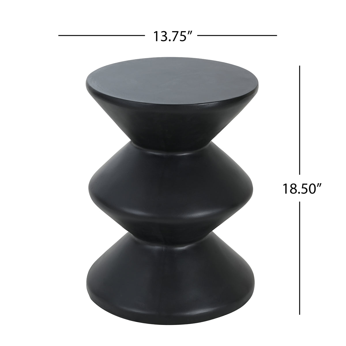 Outdoor Modern Concrete Side Table