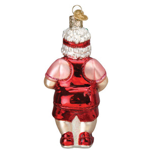 Pickleball Mrs. Claus Ornament
