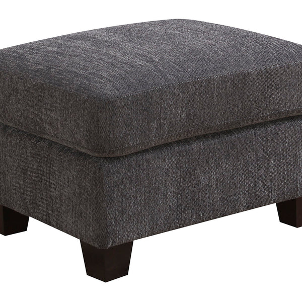Ottoman - Gray - Wood