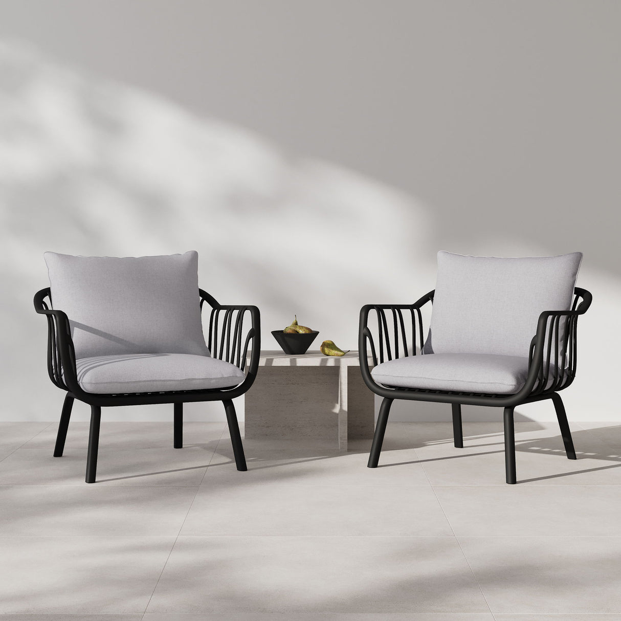Huron - Outdoor Club Chair (Set of 2)