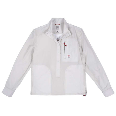 Topo Designs Women's Grey Tech Popover Shirt - Small