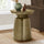 Drum Accent Side Table, Hammered Texture - Best Buy Furniture