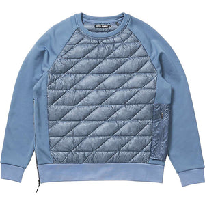 Holden Men's Hybrid Down Crew - Medium - China Blue