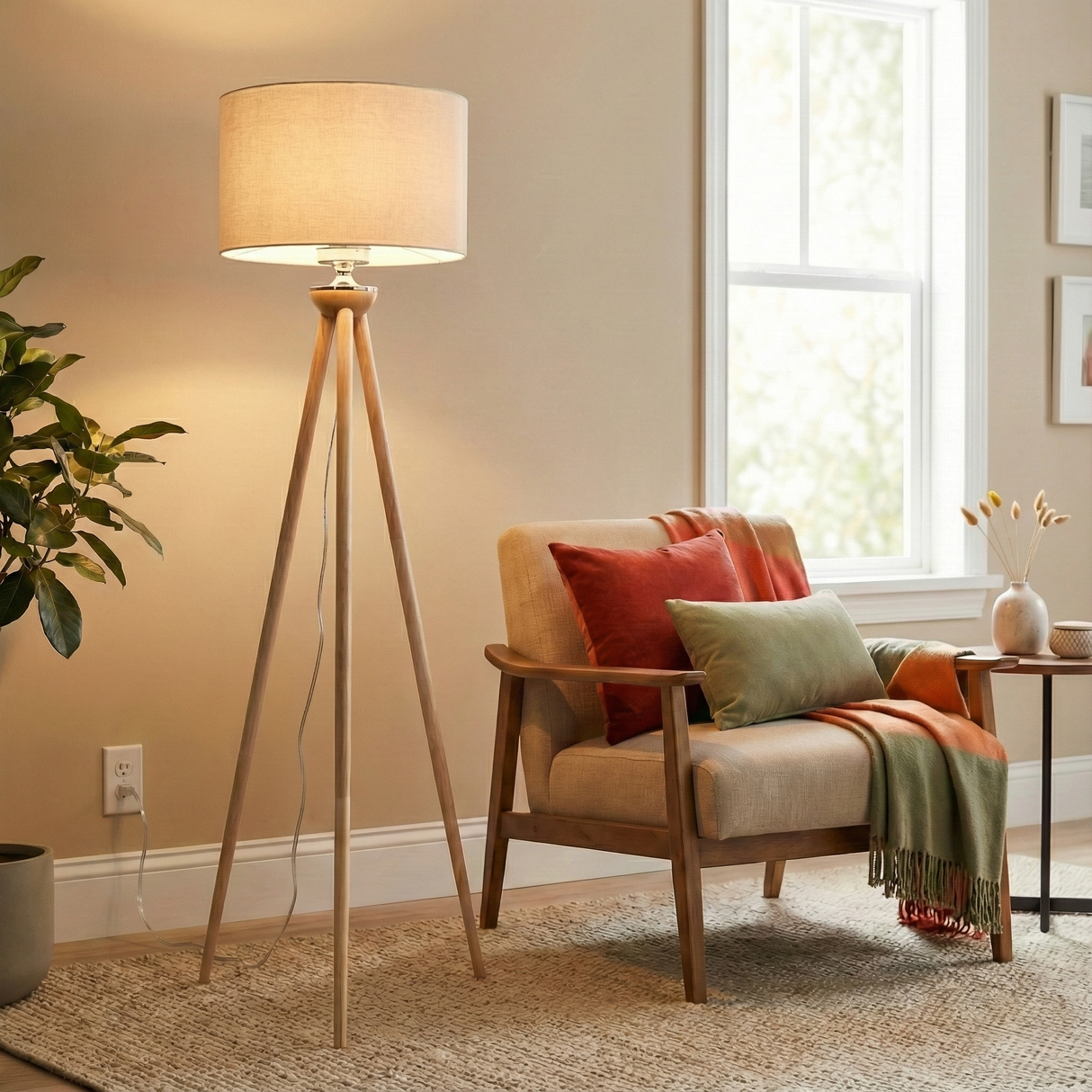 Tall Corner Floor Lamp