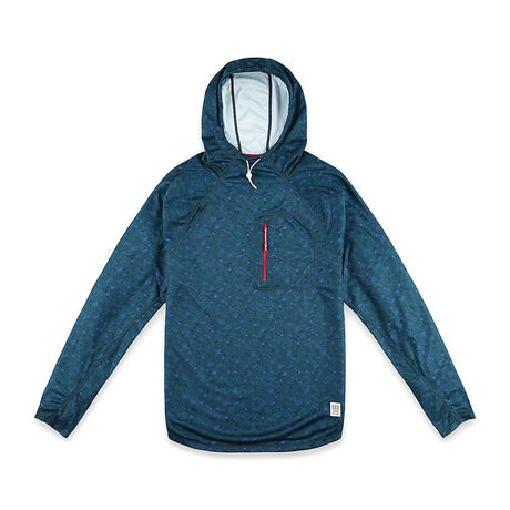Topo Designs Men's River Hoodie - Blue Terrazzo