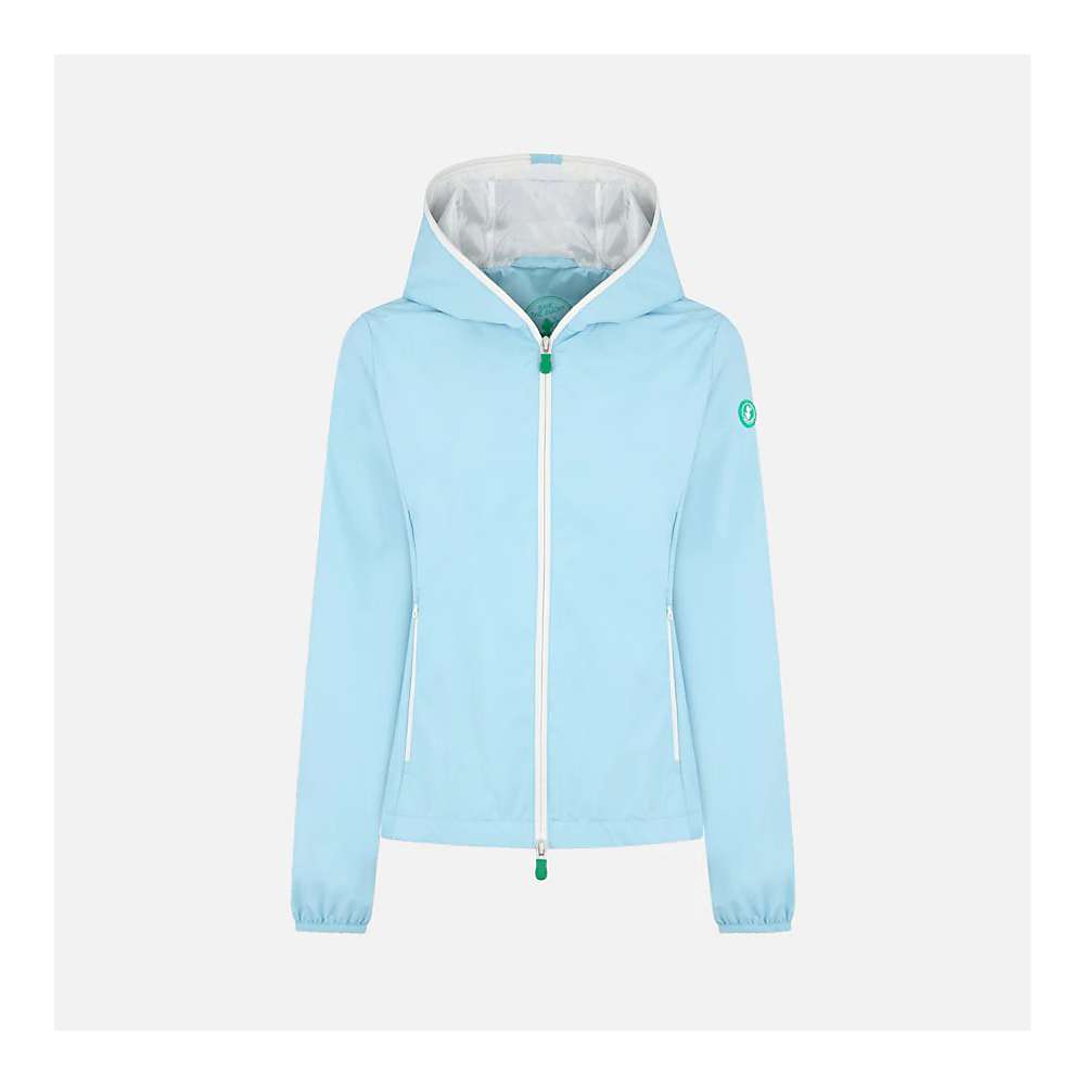 Save The Duck Women's Stella Hooded Rain Jacket - Large
