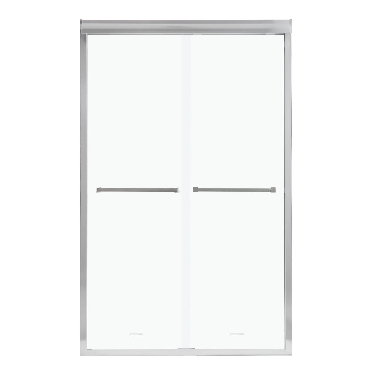 Modern Double Sliding Shower Enclosure, Tempered Glass